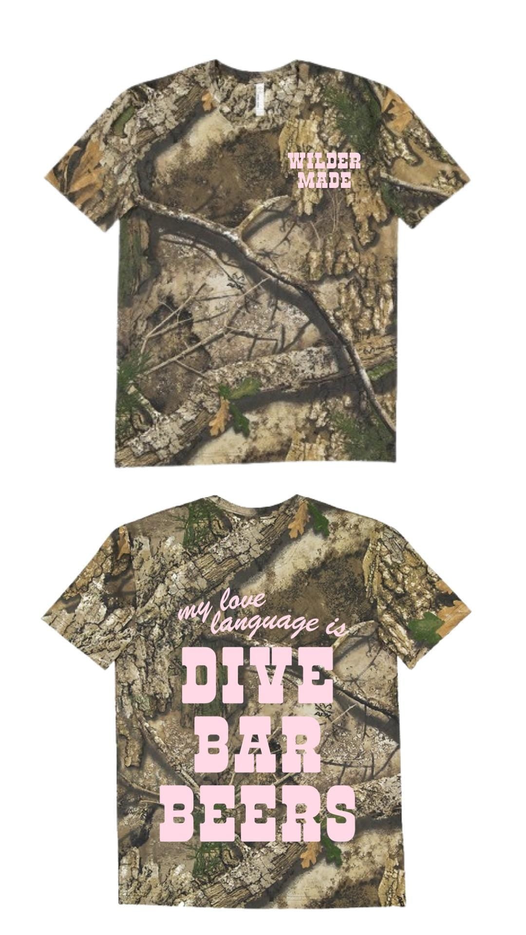 Dive Bar Beers Camo Tee