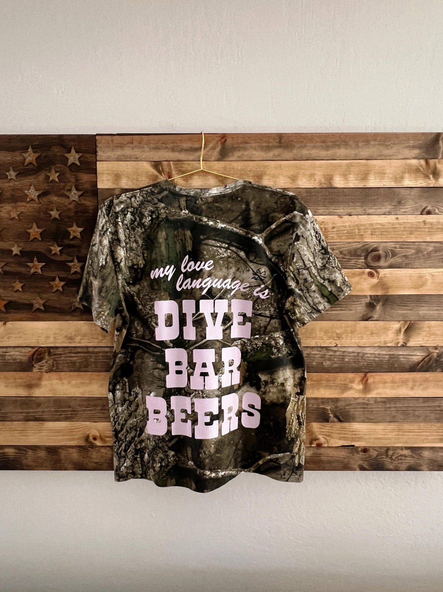 Dive Bar Beers Camo Tee