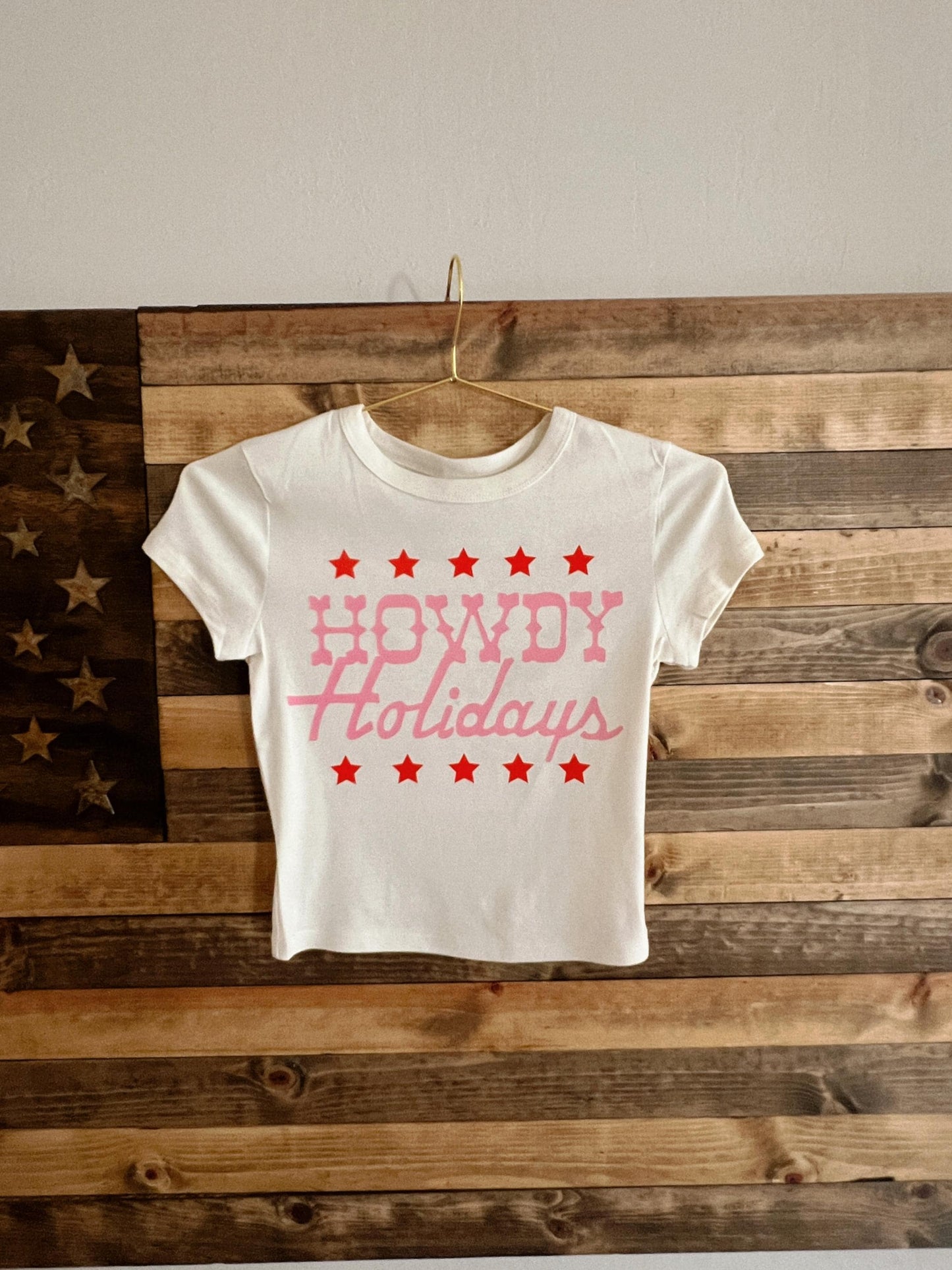 Howdy Holidays Baby Tee