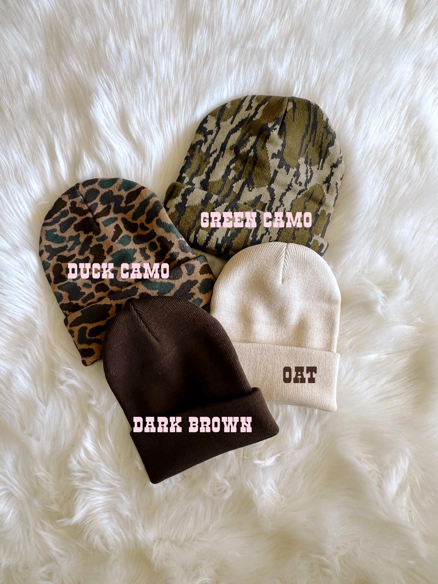Cowboy Cowgirl Mama Patch Beanie