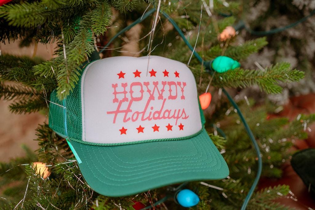 Howdy Holidays Trucker Hat
