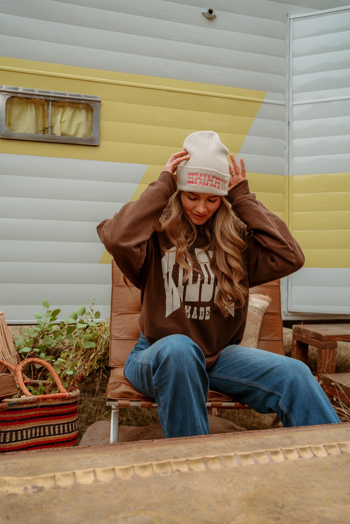 Howdy/Skihaw Embroidered Beanie