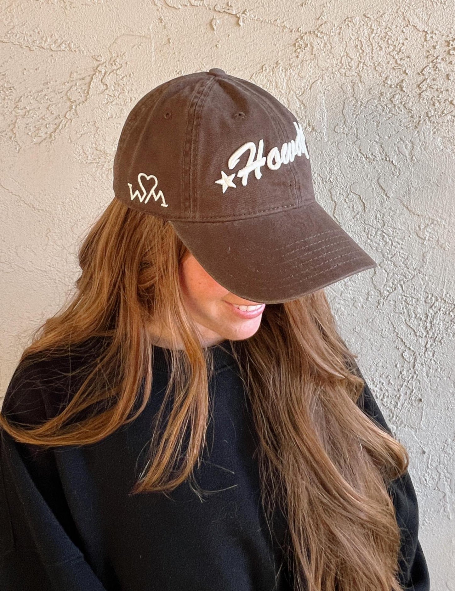 Howdy Puff Embroidery Dad | Baseball Cap | Camo