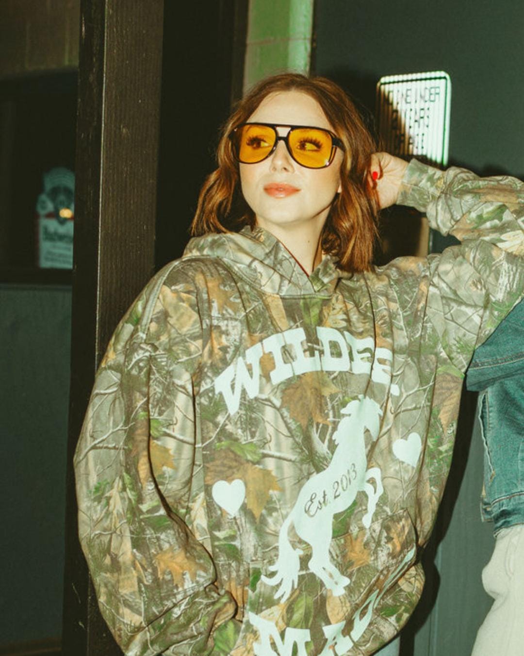 Wilder Made Vintage Wash Camo Hoodie