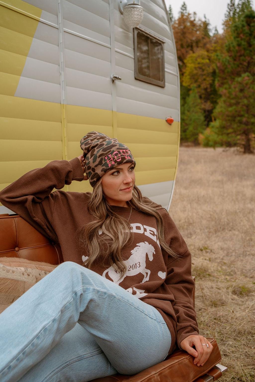 Howdy/Skihaw Embroidered Beanie