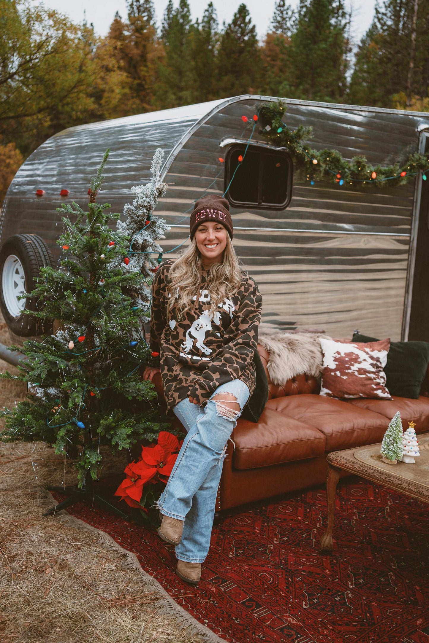 Howdy/Skihaw Embroidered Beanie