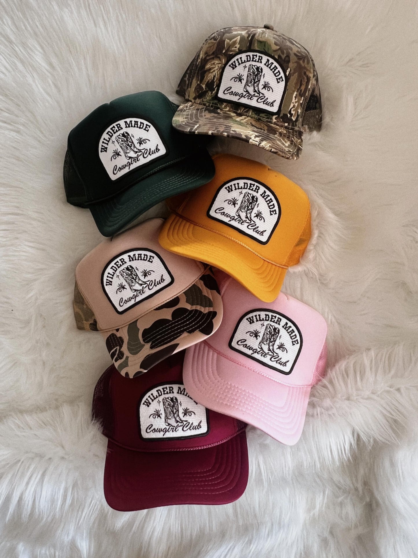 Wilder Made Cowgirl Club Patch Trucker Hat