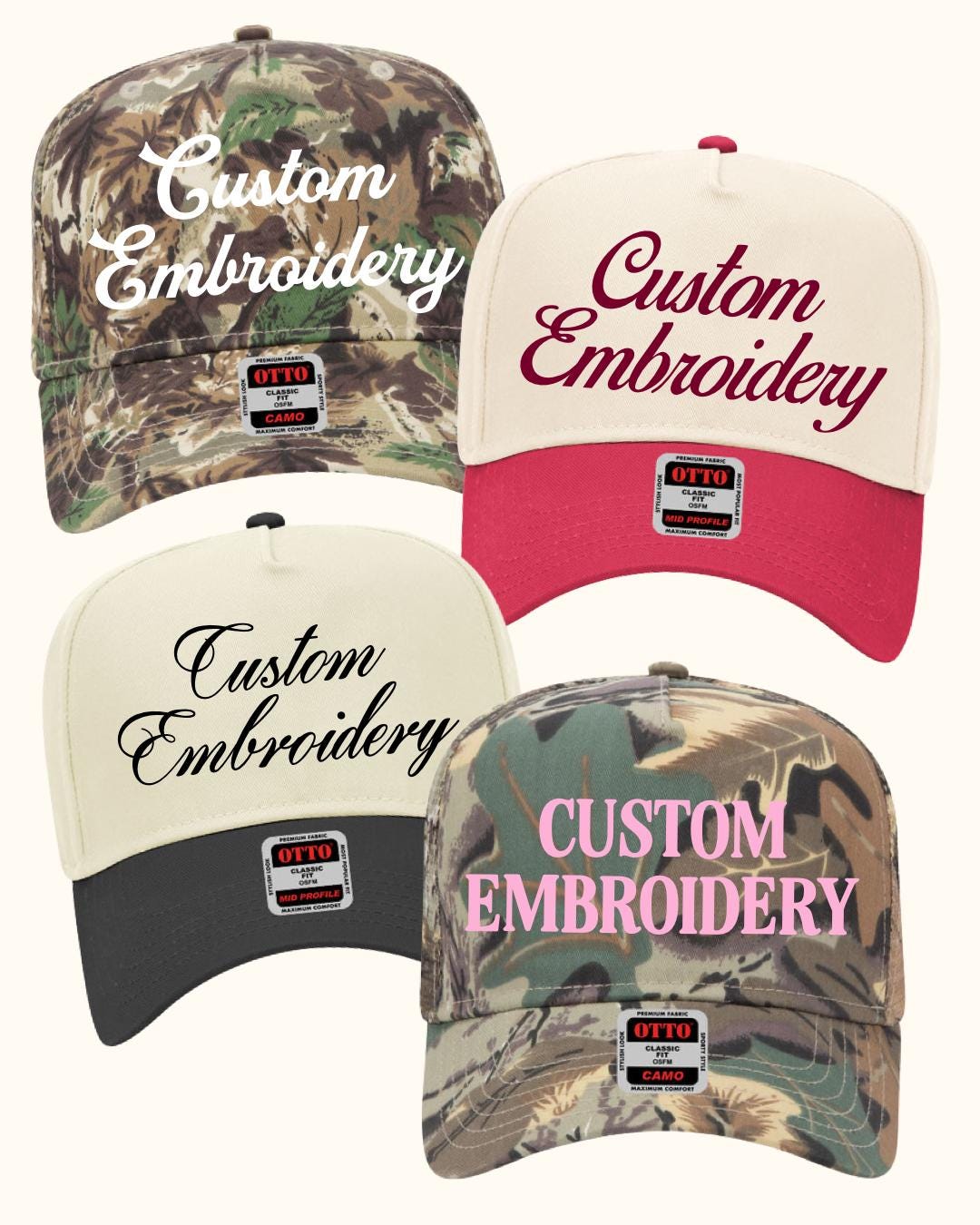 Custom Embroidered Trucker Hat