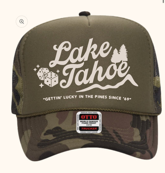 Lake Tahoe Trucker Hat