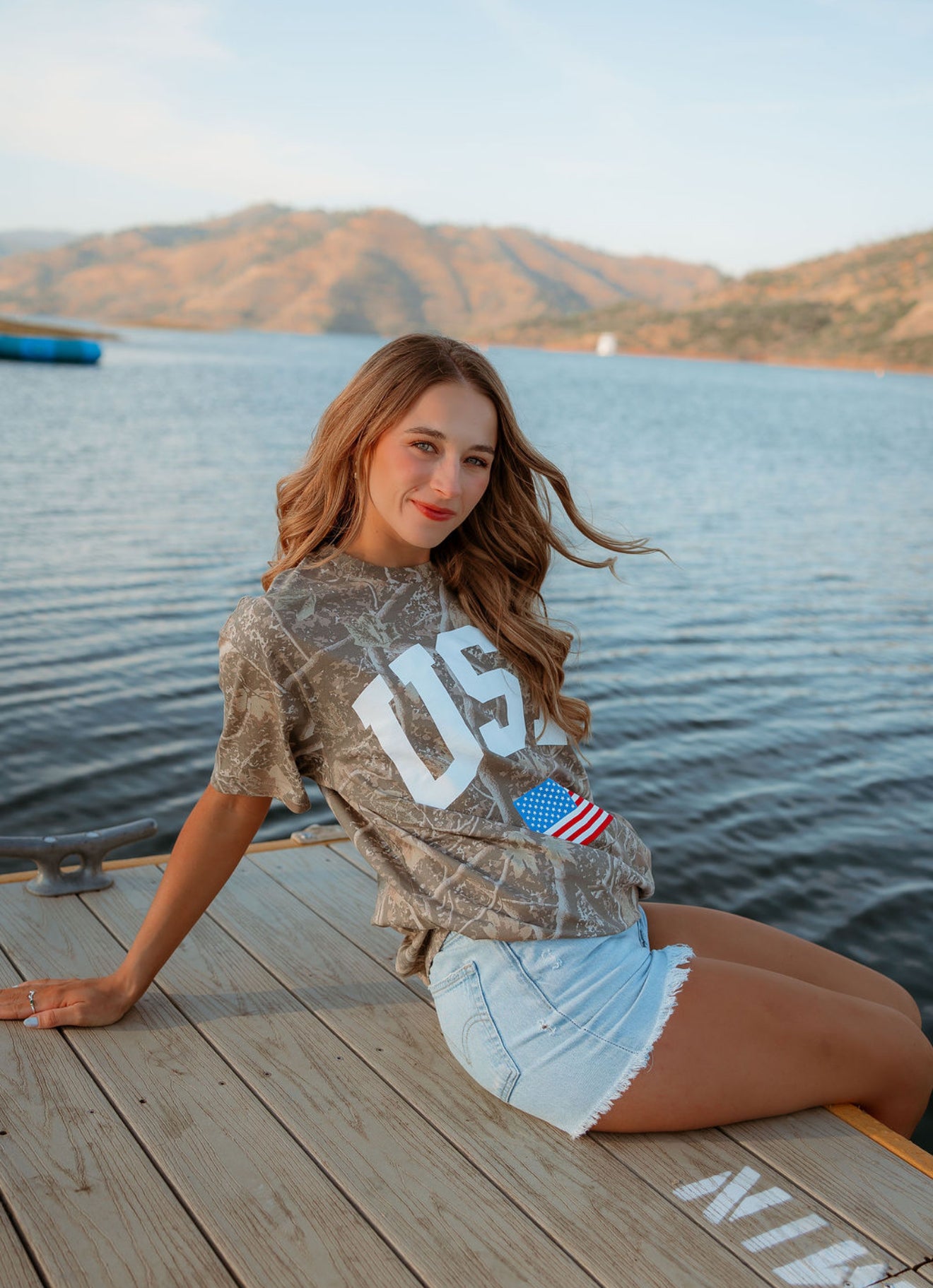 USA Deadwood Camo Tee