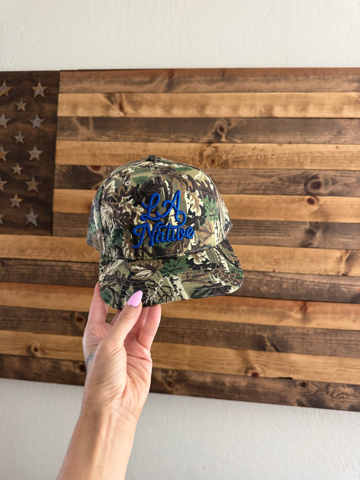 LA Native Puff Embroidered Hat
