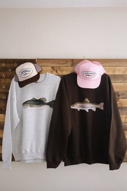 Gone Fishing (Customizable) Crewneck