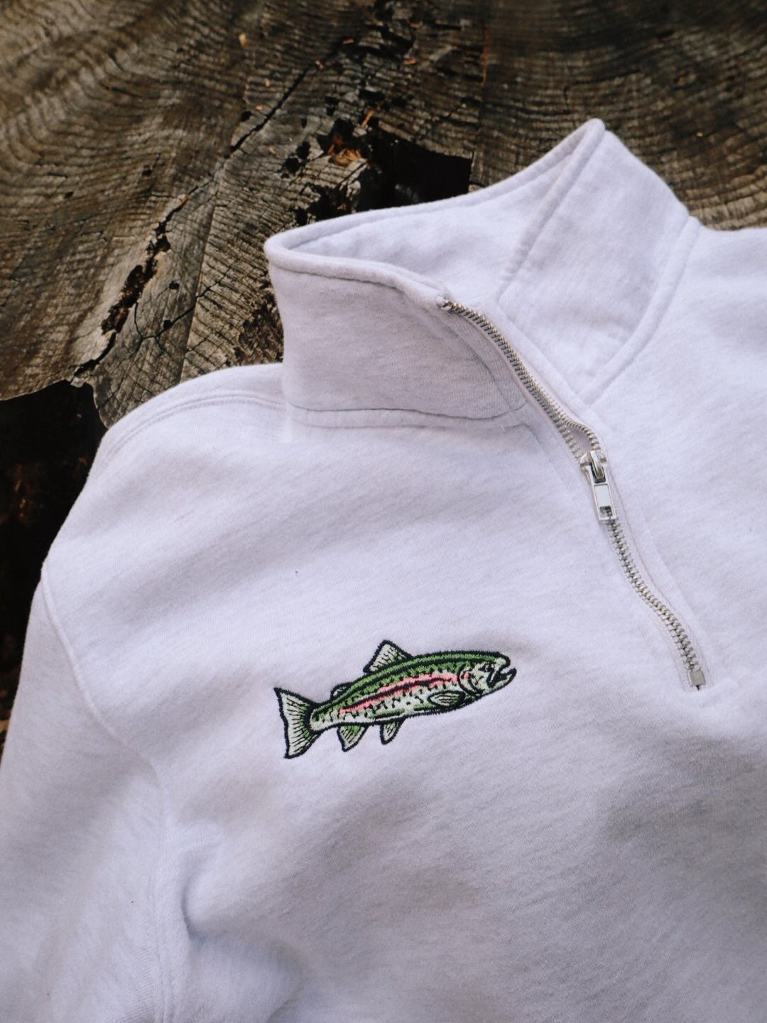Rainbow Trout/Bass Quarter Zip