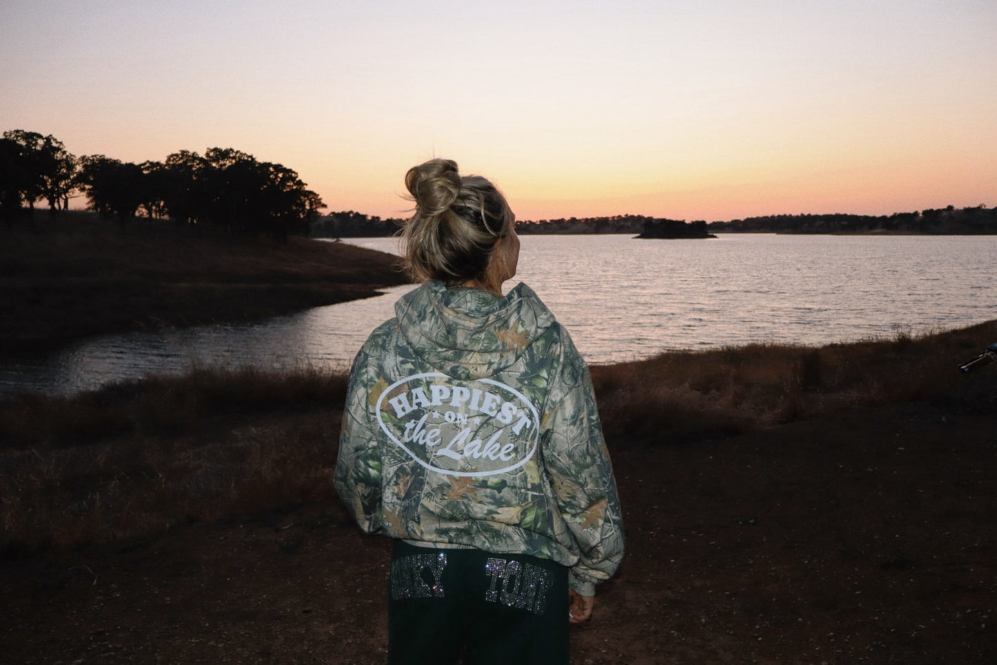 Vintage Wash Camo Zip Up