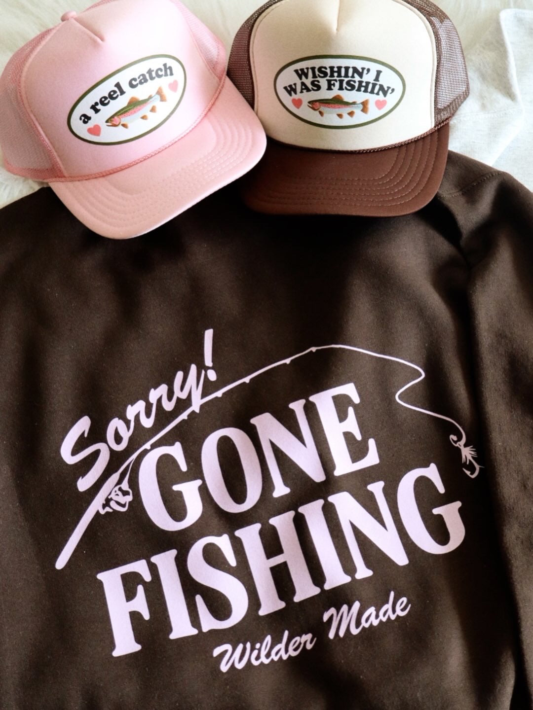Gone Fishing (Customizable) Crewneck