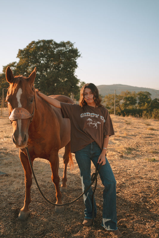 Giddy Up Boyfriend Tee