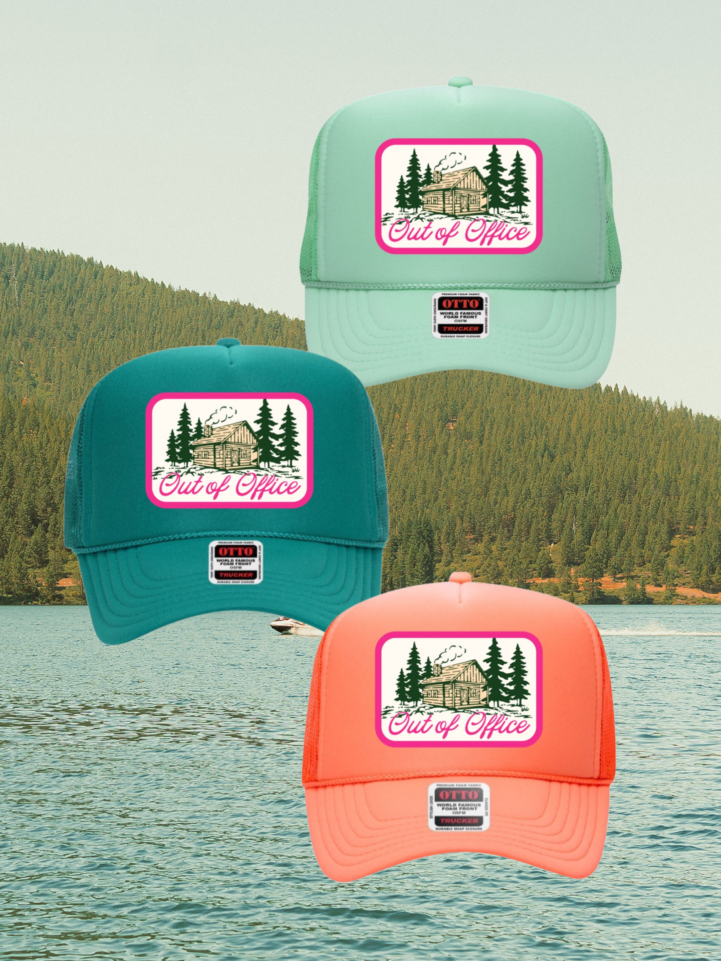 Out of Office Patch Trucker Hat