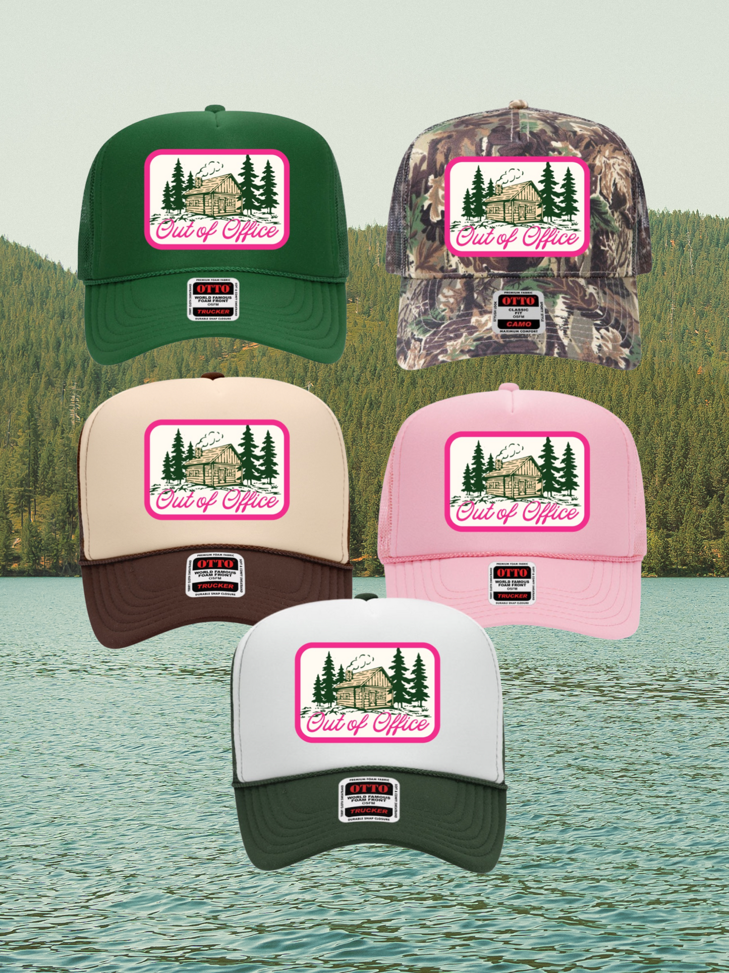 Out of Office Patch Trucker Hat