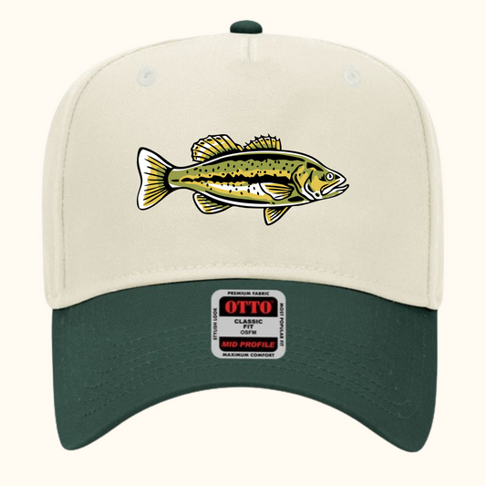 Custom Embroidered Bass Hat