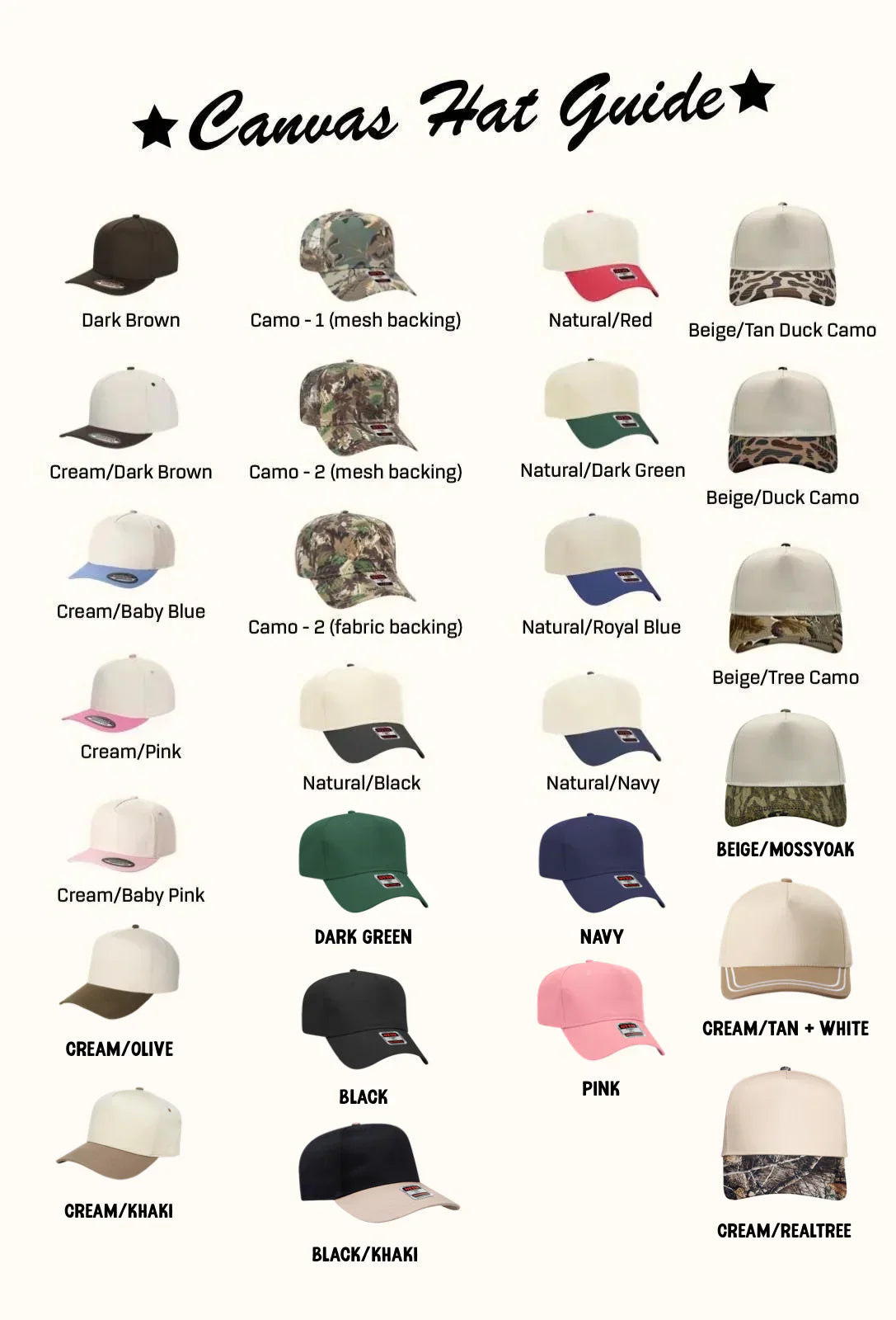 Take Me Camping/Fishing Embroidered Hat