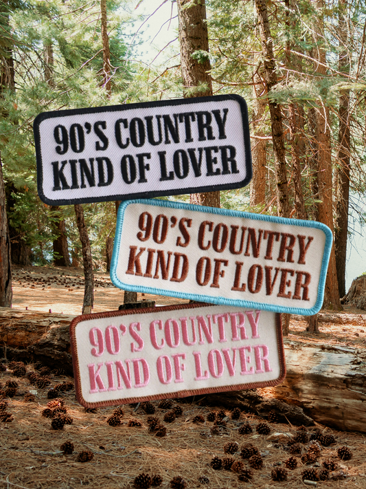 90's Country Kind of Lover Iron On Patch