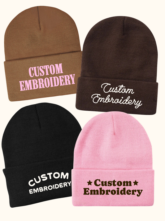 Custom Embroidered Beanie