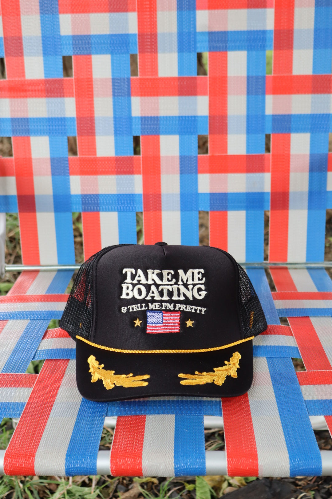Take Me Boating & Tell Me I'm Pretty Trucker Hat