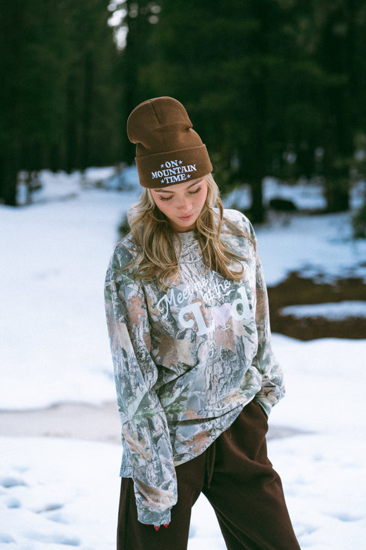 Meet Me at the Lodge Oversized Long Sleeve