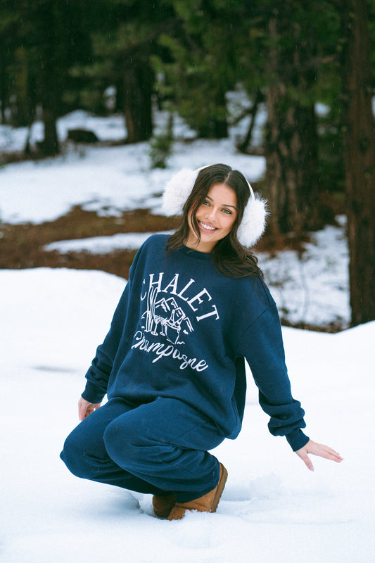 Chalet Champagne Oversized Crewneck