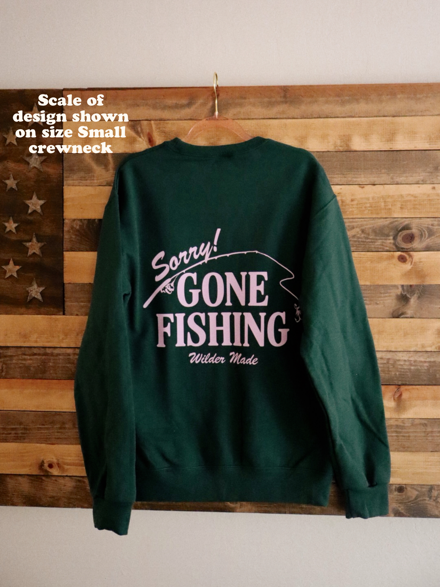 Gone Fishing (Customizable) Crewneck