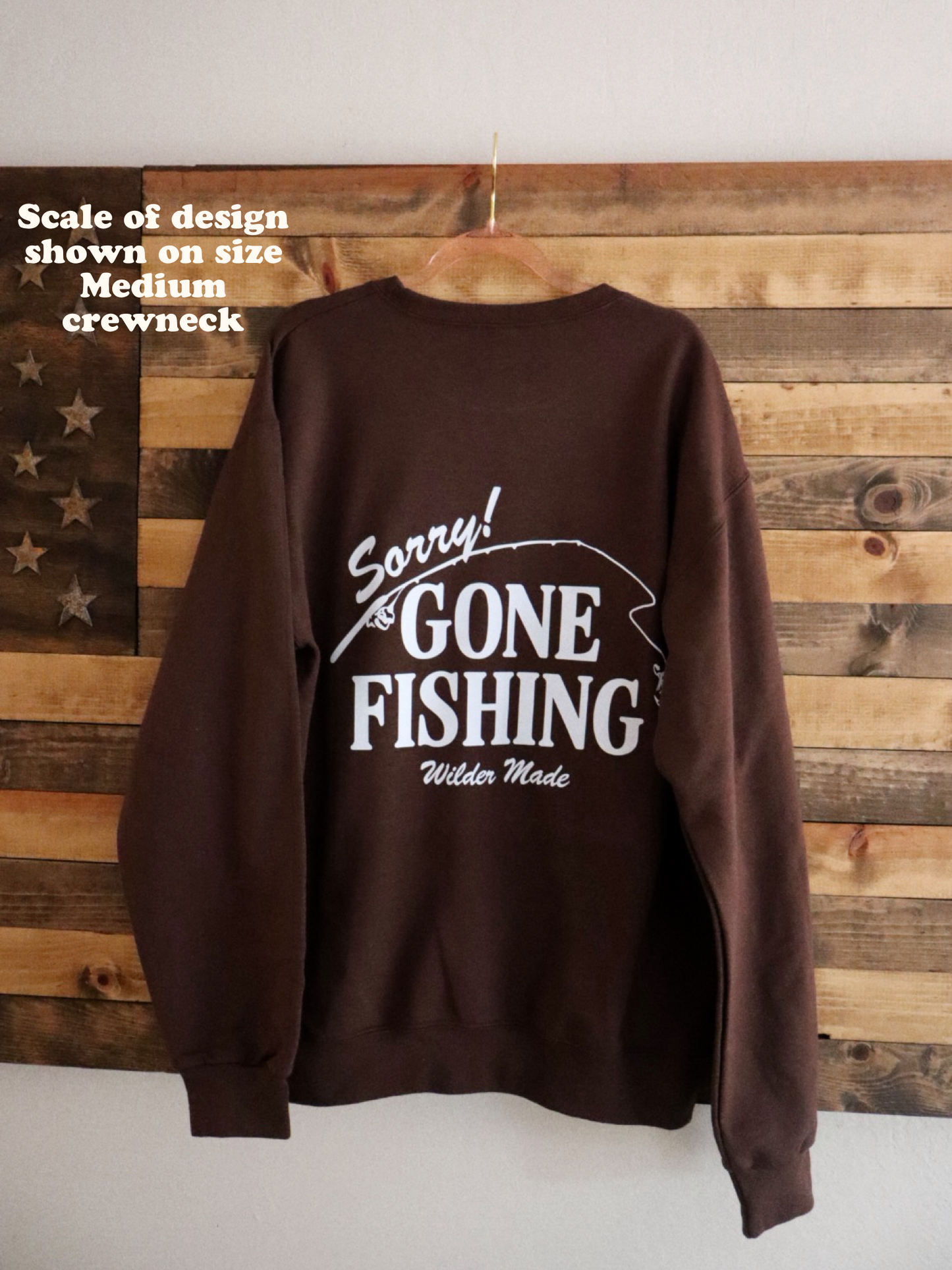 Gone Fishing (Customizable) Crewneck