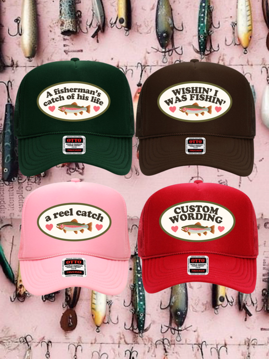 Custom Rainbow Trout Trucker Hat