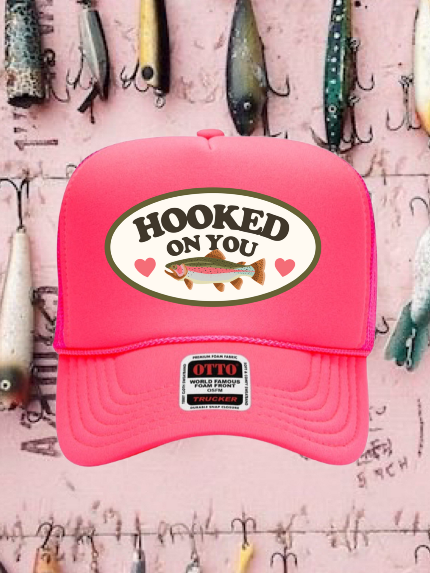Custom Rainbow Trout Trucker Hat