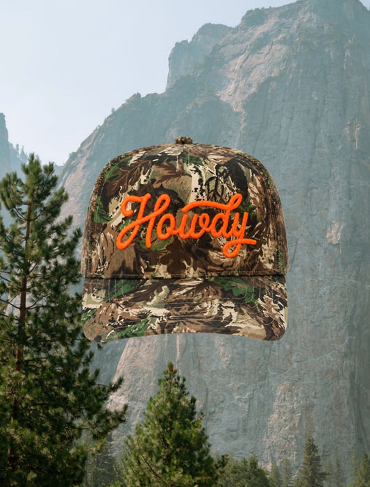 Howdy Puff Embroidered Hat