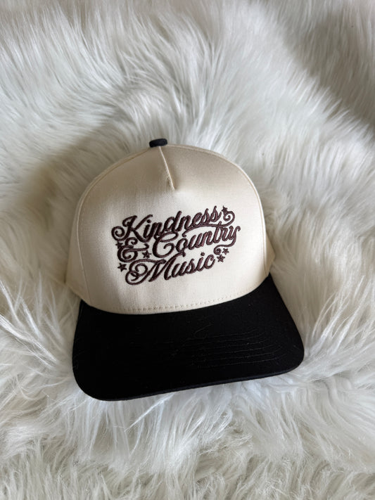 Kindness & Country Music - Natural/Black