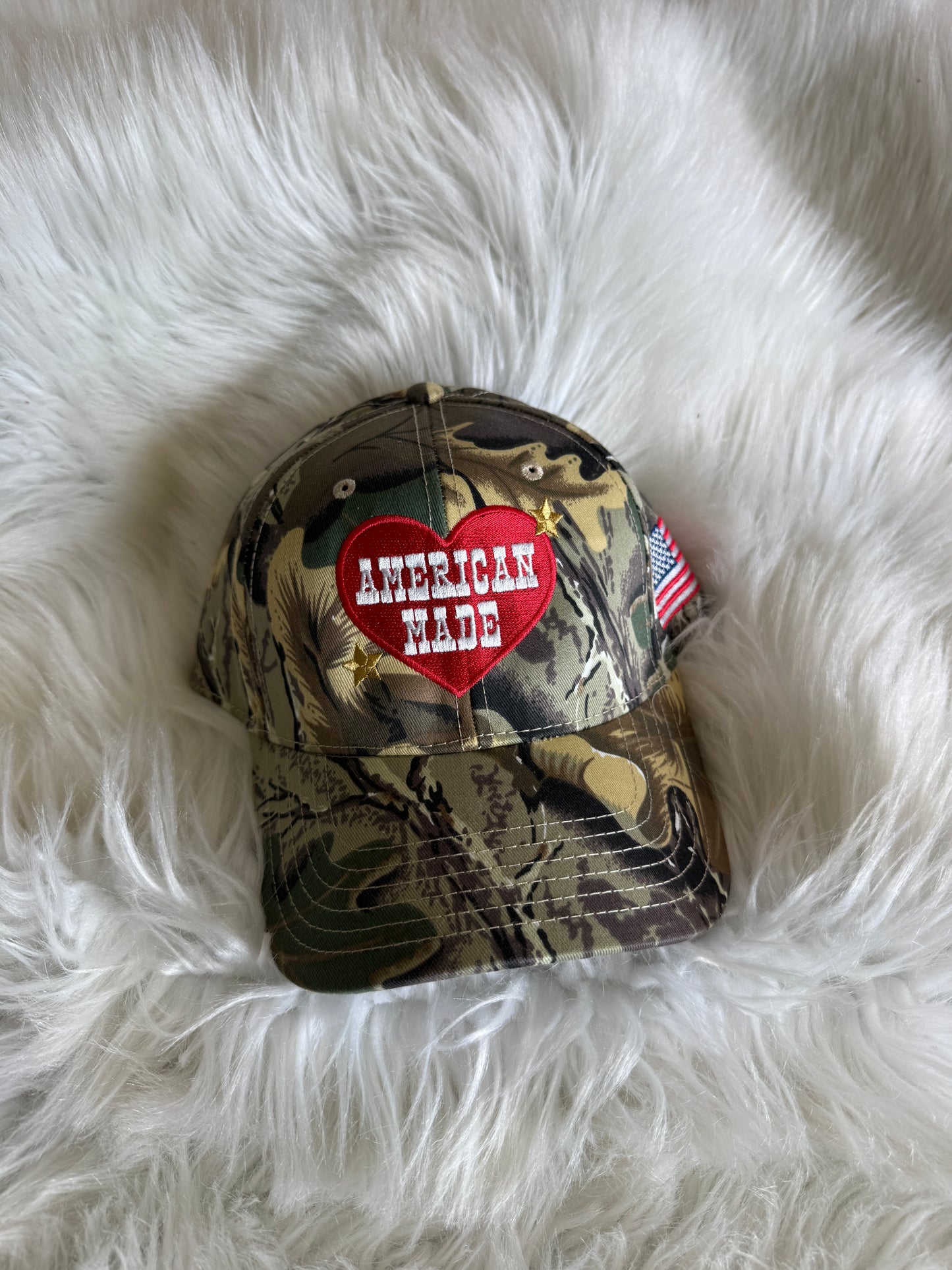 American Made - Camo Baseball Hat