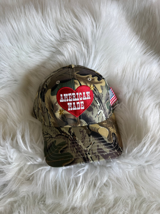 American Made - Camo Baseball Hat