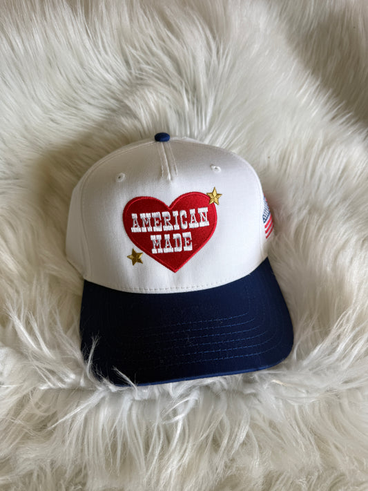 American Made - White/Royal Blue