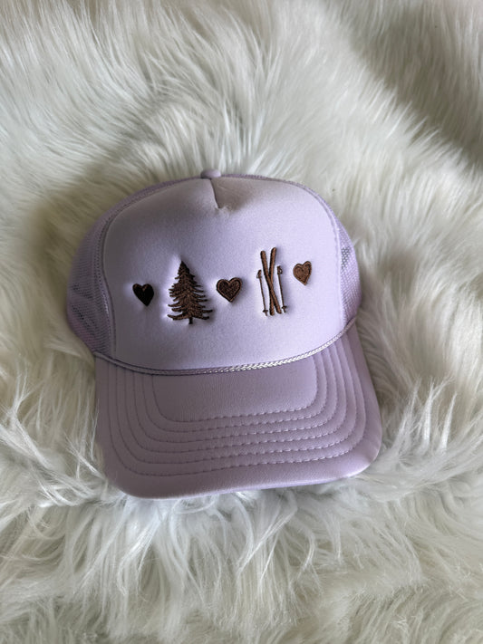 Ski Love - Lavender