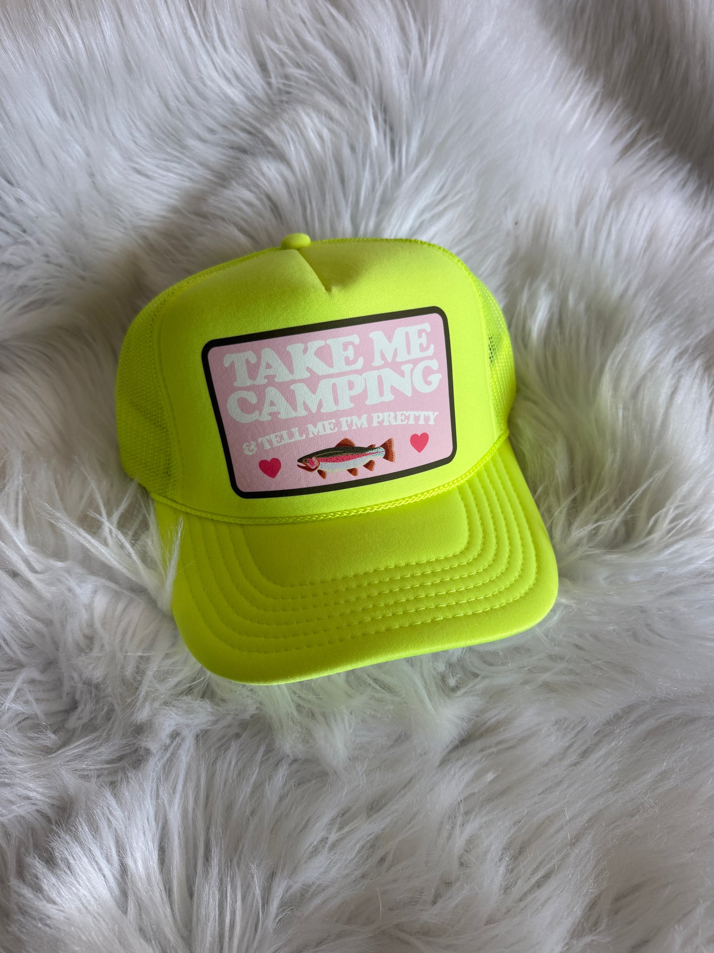 Take Me Camping - Neon Yellow