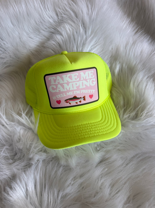Take Me Camping - Neon Yellow