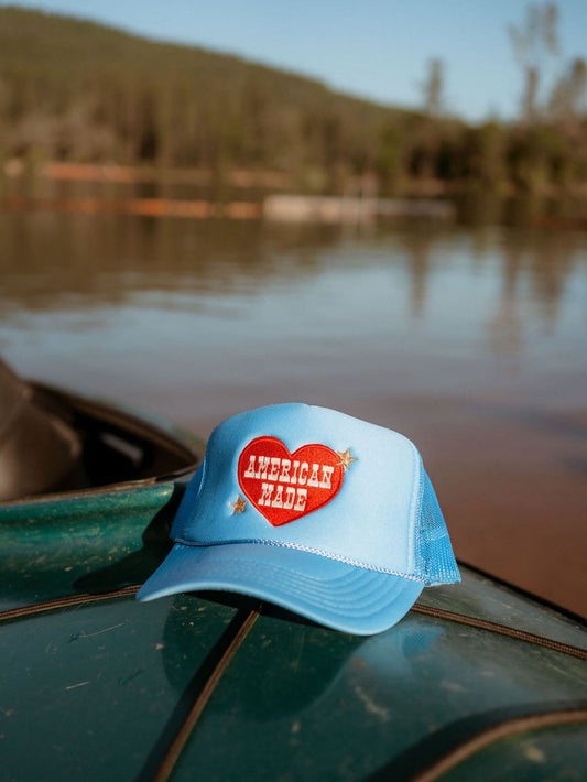 American Made Embroidered Trucker Hat
