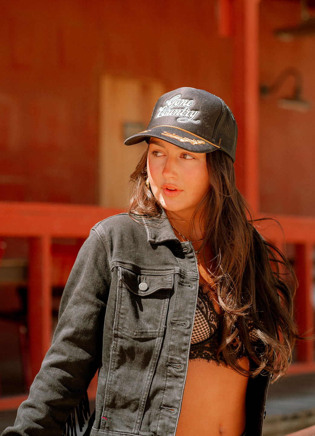 Gone Country Embroidered Trucker Hat