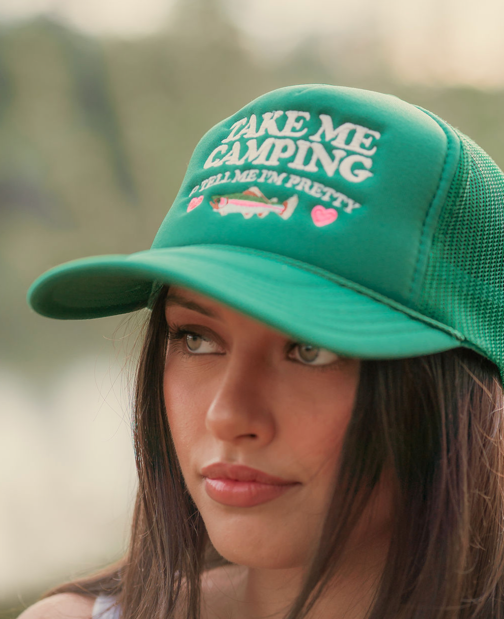Take Me Camping/Fishing Embroidered Hat