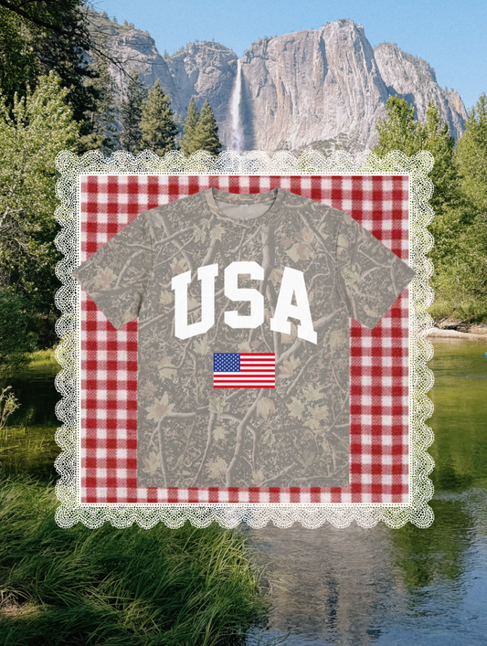 USA Deadwood Camo Tee