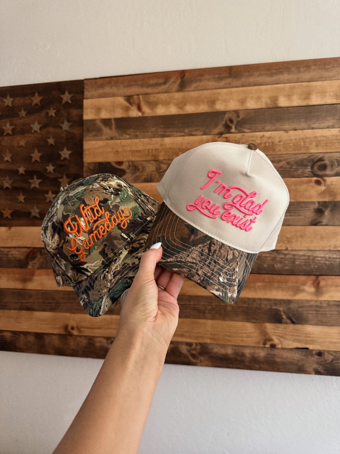 Custom Cursive Puff Embroidered Hat