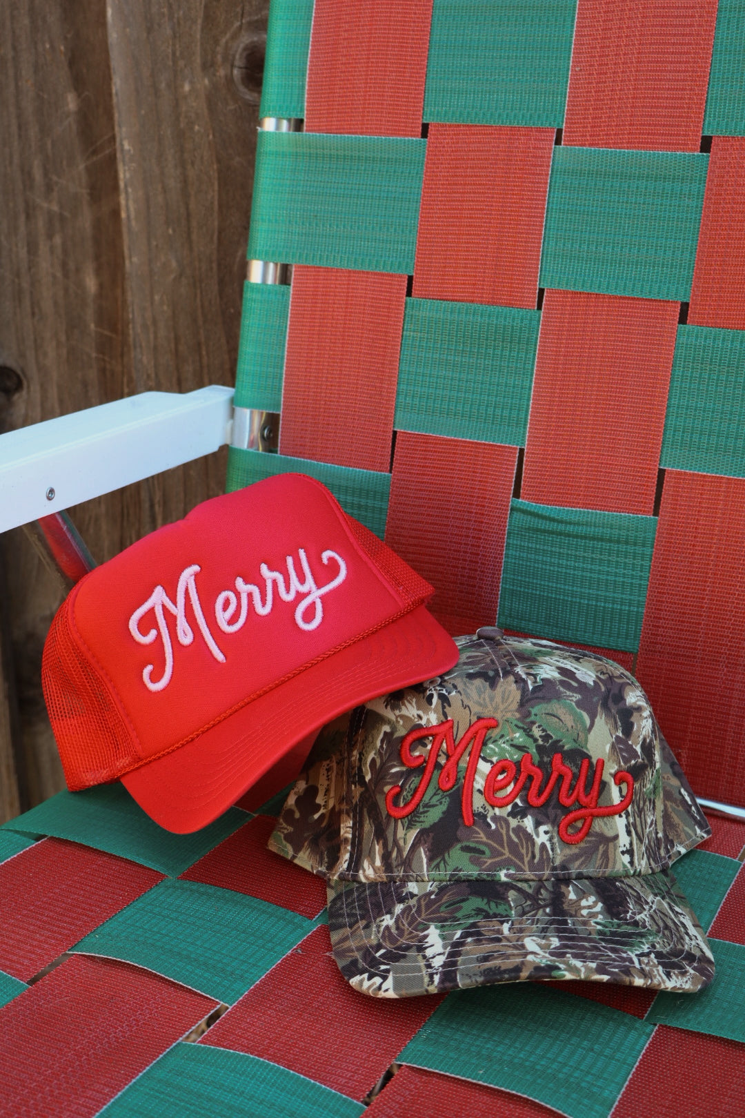 Merry Puff Embroidered Hat