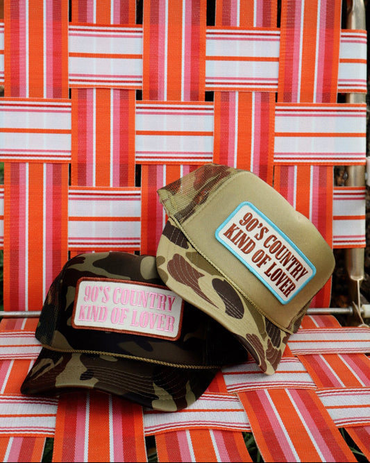 90's Country Kind of Lover Patch Trucker Hat
