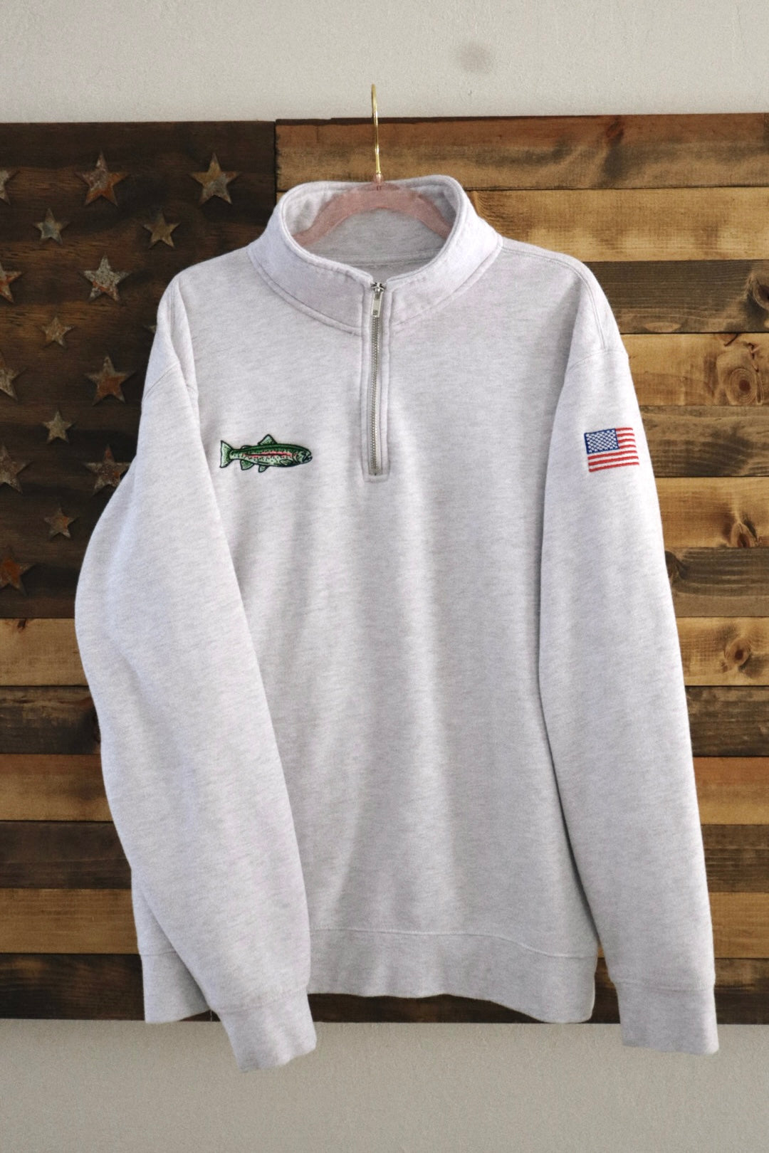 Rainbow Trout/Bass Quarter Zip