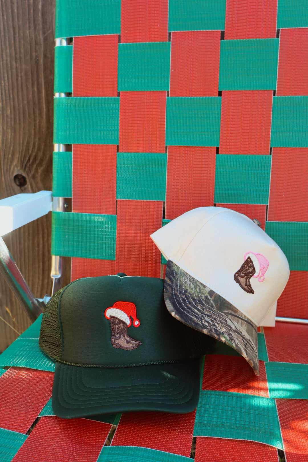 Cowboy Christmas Embroidered Hat